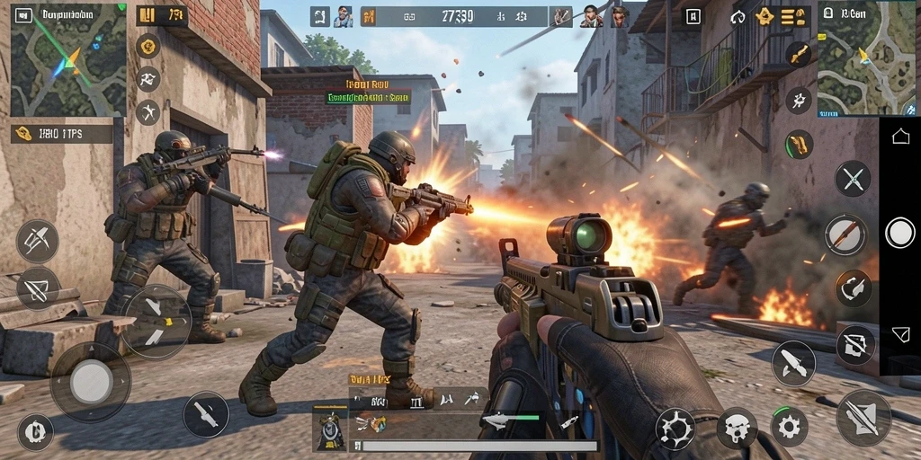 Tampilan gameplay TPS yang mendebarkan di 2739.