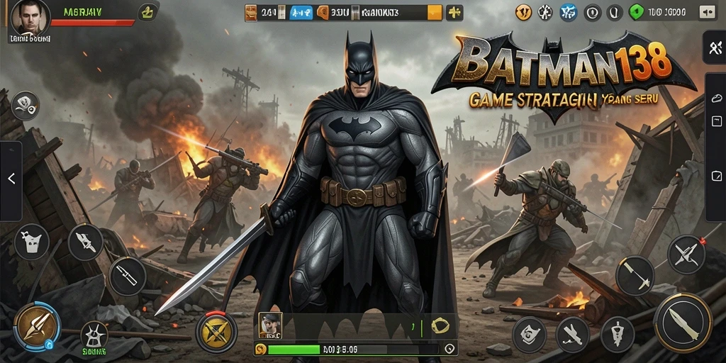 Tampilan menakjubkan dari gameplay strategis dalam BATMAN138.
