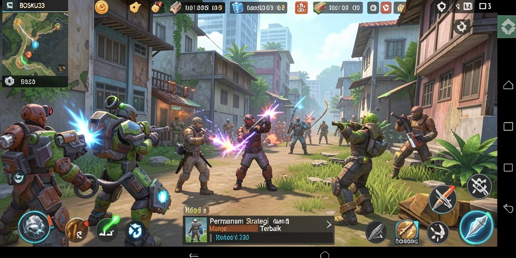 Gameplay BOSKU33 menampilkan pertempuran strategi yang mendebarkan.