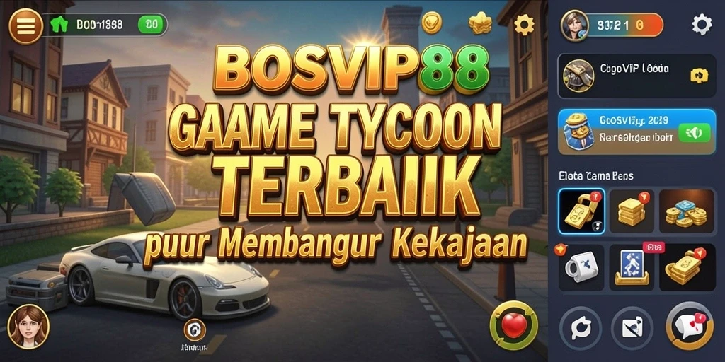 Screenshot dari gameplay menarik di BOSVIP88 yang menunjukkan manajemen usaha.
