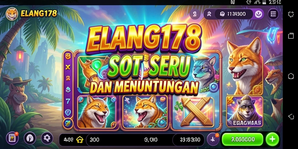 Tampilan gameplay <strong>ELANG178</strong> yang seru dan penuh warna.