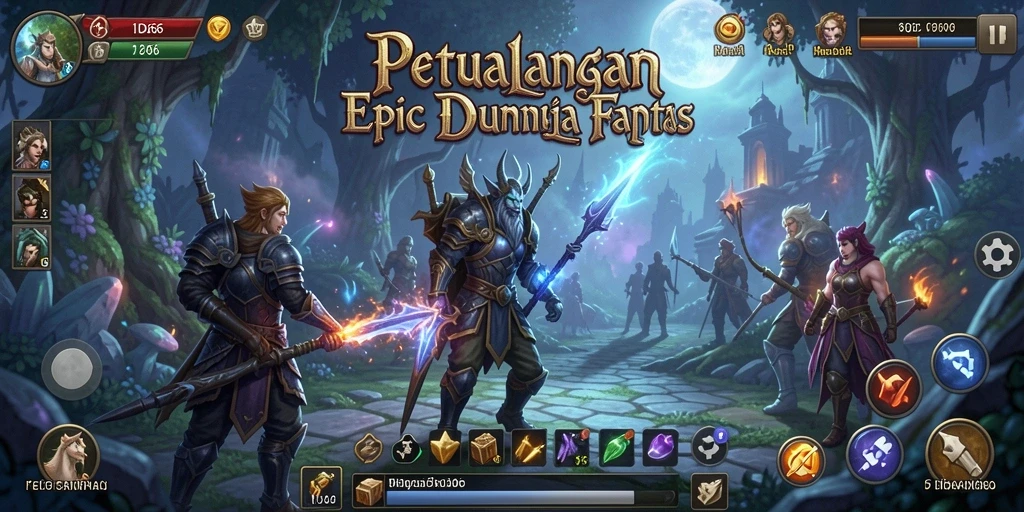 Tampilan gameplay ID66 dengan elemen RPG yang mendebarkan.