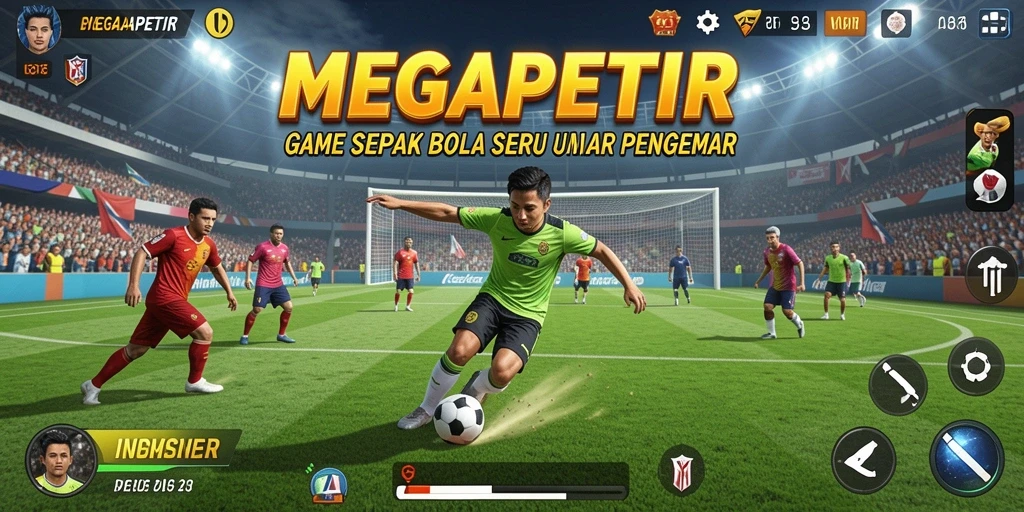 Gameplay seru dan mendebarkan di MEGAPETIR
