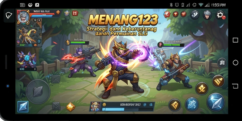 Screenshot menampilkan momen strategis dalam permainan MENANG123.