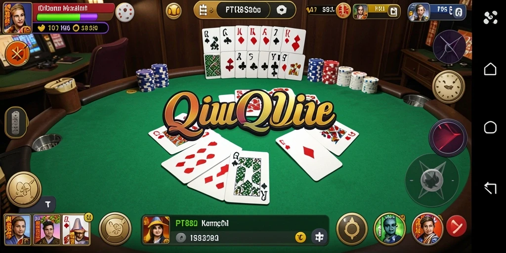 Tampilan utama PT89 dengan gameplay QiuQiu yang menarik.